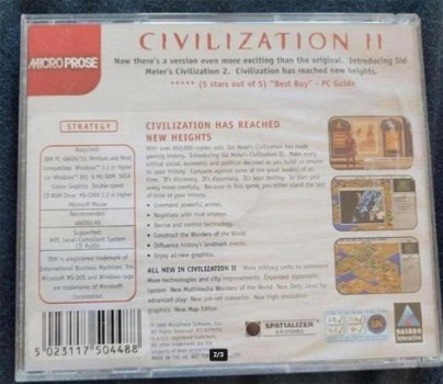 Sid Meier's Civilization II voor PC - 1
