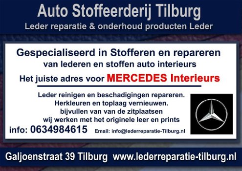 AUDI interieur stoffeerderij en Leer reparatie Tilburg Galjoenstraat 39 - 2