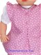 Baby Annabell 43 cm Overgooier setje roze/witte bloemetjes - 1 - Thumbnail