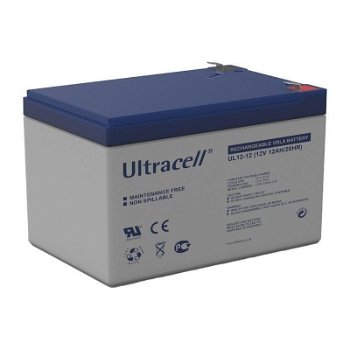 Ultracell VRLA cyclische loodaccu 12V 12Ah - 0