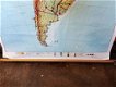 Grote landkaart / schoolkaart Zuid-Amerika - 2 - Thumbnail