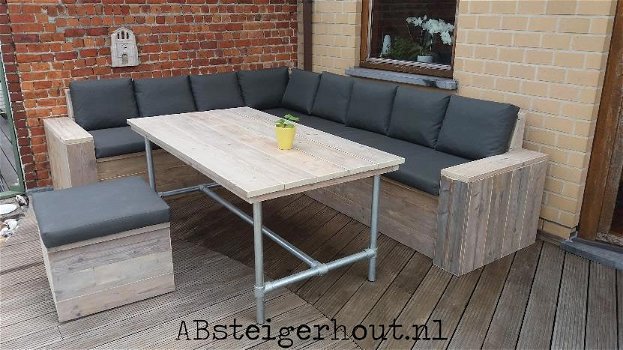 Banken en hoekbank ideaal voor horeca en terras! Terrasmeubels - 7