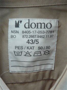 Hemd, Uniform DT63 (Dagelijks Tenue), lange mouw, Koninklijke Landmacht, maat: 43-5, 1997.(Nr.1) - 3