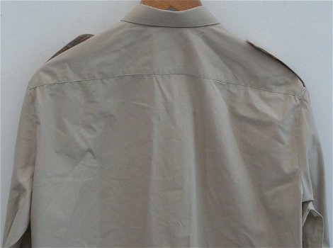 Hemd, Uniform DT63 (Dagelijks Tenue), lange mouw, Koninklijke Landmacht, maat: 43-5, 1997.(Nr.1) - 5