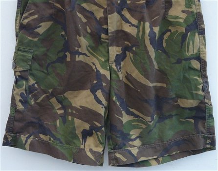 Broek, Kort, Gevechts, Uniform, KL, M93, Woodland Camouflage, maat: 0000/8090, 1994.(Nr.9) - 2