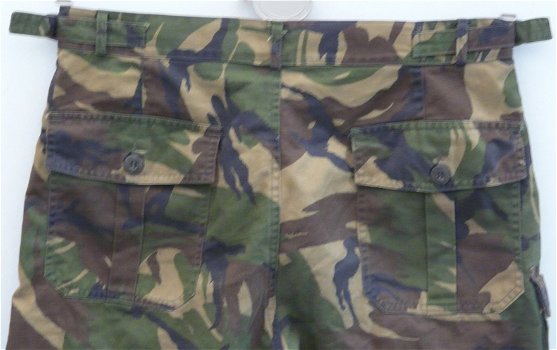 Broek, Kort, Gevechts, Uniform, KL, M93, Woodland Camouflage, maat: 0000/8090, 1994.(Nr.9) - 4