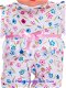 Popje 28 cm Jumpsuit roze/blauwe bloemetjes - 1 - Thumbnail