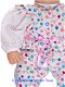Baby Annabell 43 cm Jumpsuit roze/blauwe bloemetjes - 1 - Thumbnail