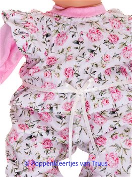 My First Annabell 30 cm Jumpsuit roze/roosjes - 1