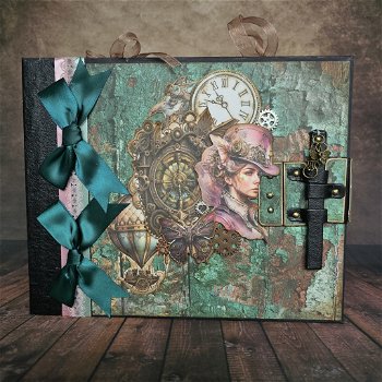 Finished Project Handmade dos a dos Mini Album Steampunk Dream - 0
