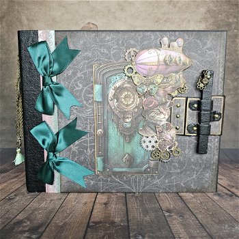 Finished Project Handmade dos a dos Mini Album Steampunk Dream - 1