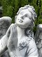 tuinbeeld van een engel , biddende engel - 3 - Thumbnail