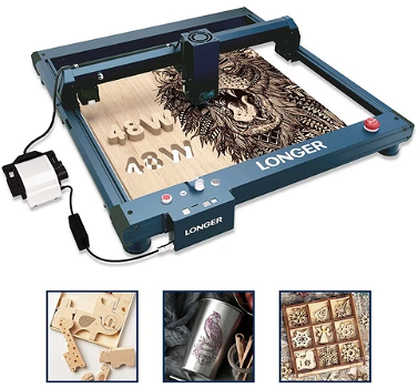 LONGER Laser B1 40W Laser Engraver Cutter - 0