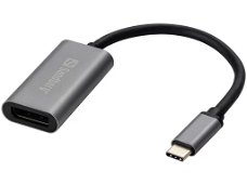 USB-C to DisplayPort Link USB-C poort 2e scherm televisie of projector op computer aan te sluiten