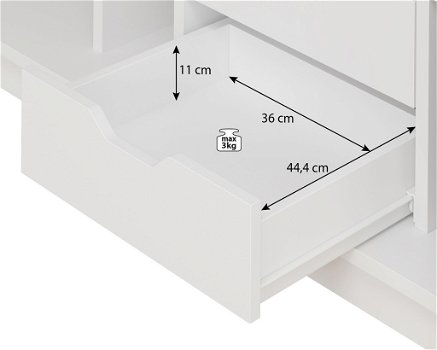 VOORRAAD Zwarte Kledingkast met Spiegel 250 cm Incl. Inhoud MONTAGE MOGELIJK - 4