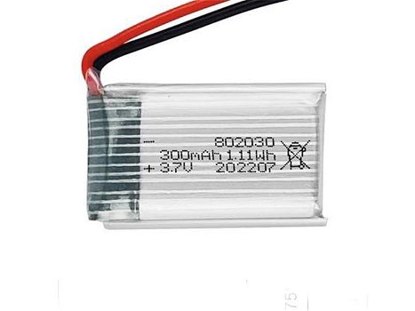 3.7V 300mAh battery compatible model HANYING 802030 - 0