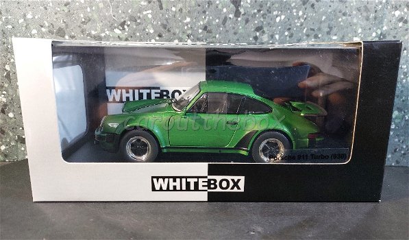 Porsche 911 Turbo groen 1/24 Whitebox - 3