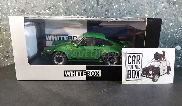 Porsche 911 Turbo groen 1/24 Whitebox - 4
