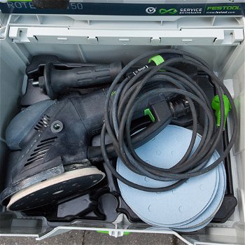 Festool rotex 150 incl 3 dozen schuurpapier - 0