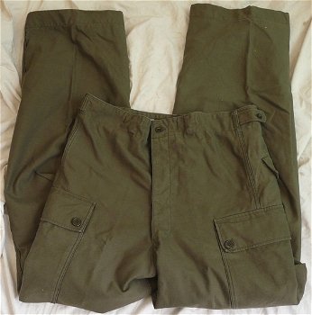 Broek, Overtrek, Gevechts, Uniform, M78, Koninklijke Landmacht, maat: 86x90, jaren'80.(Nr.2) - 6