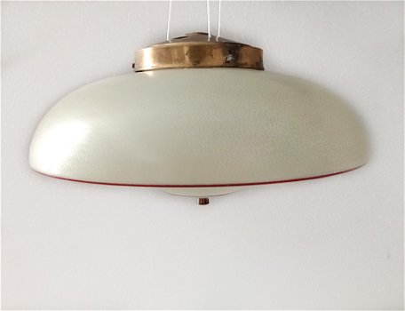 Prachtig vintage hanglamp van glas - 1