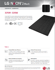 Zonnepanelen LG | LG325N1K-V5