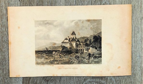 The Castle of Chillon 1832 J.D. Harding - 0