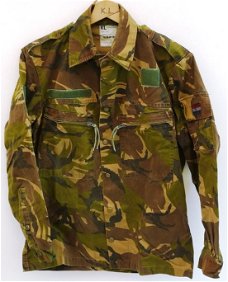 Jas, Gevechts, Uniform, M93, Woodland Camouflage, KL, maat: 6080/9095, 1990.(Nr.4)