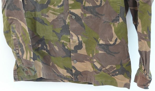 Jas, Gevechts, Uniform, M93, Woodland Camouflage, KL, maat: 6080/9095, 1990.(Nr.4) - 2