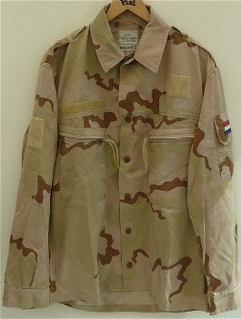 Jas, Gevechts, Uniform, M93, Desert Camouflage, KL, maat: 6080/9095, 1997.(Nr.1) - 0