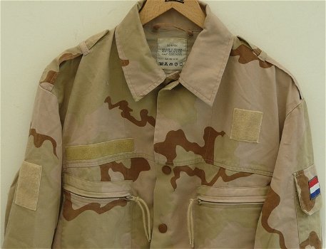 Jas, Gevechts, Uniform, M93, Desert Camouflage, KL, maat: 6080/9095, 1997.(Nr.1) - 1