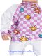 Baby Annabell 43 cm Pyjama ruitjes/bloem/multi - 1 - Thumbnail