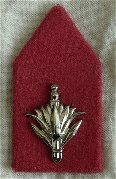 Kraagspiegel / Embleem, DT63, Korps Militaire Administratie, Koninklijke Landmacht.(Nr.2)