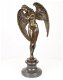 brons beeld vrouw met vrleugels - 0 - Thumbnail