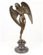 brons beeld vrouw met vrleugels - 1 - Thumbnail