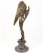 brons beeld vrouw met vrleugels - 3 - Thumbnail