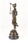 bronzen beeld Vrouwe Justitia , brons , beeld - 3 - Thumbnail