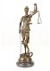 beeld , Vrouwe Justitia , brons beeld - 0 - Thumbnail