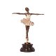 Een bronzen beeld , balletdanseres ,brons , KADO - 0 - Thumbnail