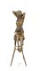 beeld van een Dame op barkruk-brons-beeld , kado - 1 - Thumbnail