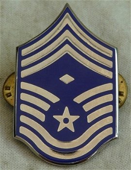 Collar Rank Insignia / Kraag Rang Embleem, First Sergeant, US Air Force, jaren'80.(Nr.2) - 1