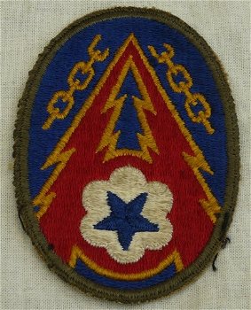 Embleem / Patch, European Theater of Operations, Advanced Base, US Army, jaren'40.(Nr.1) - 1