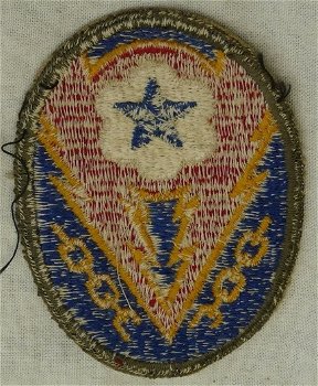 Embleem / Patch, European Theater of Operations, Advanced Base, US Army, jaren'40.(Nr.1) - 2