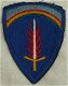 Embleem / Patch, United States Army Europe Command Headquarters, US Army, jaren'40/'50.(Nr.1) - 1 - Thumbnail