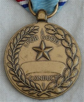 Medaille USAF (US Airforce), Good Conduct Medal, met lint & baton, jaren'60.(Nr.2) - 5