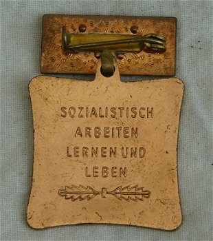 Medaille, Oost-Duits, DDR, Kolletiv der sozialistischen Arbeit, jaren'70.(Nr.1) - 1