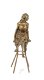 Pikant bronzen beeld van een topless dame - 7 - Thumbnail