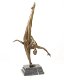 bronzen beeld , vrouwelijke turnster, turne - 0 - Thumbnail