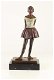 Een bronzen sculptuur van een danseresje , danseres - 0 - Thumbnail
