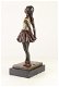 Een bronzen sculptuur van een danseresje , danseres - 5 - Thumbnail